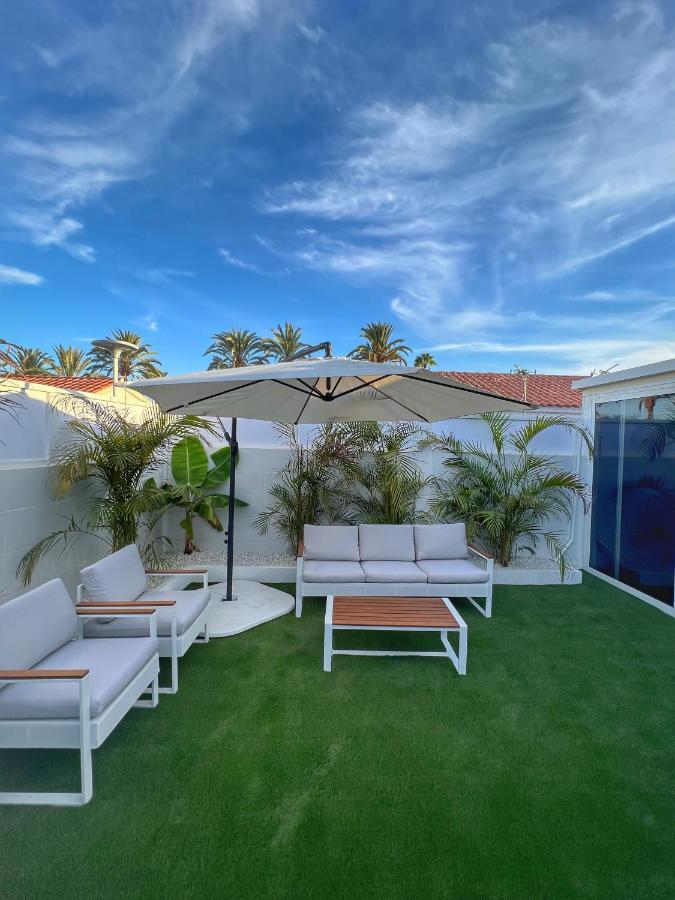 Bungalow "Bahia Azul" Playa del Inglés Exteriör bild