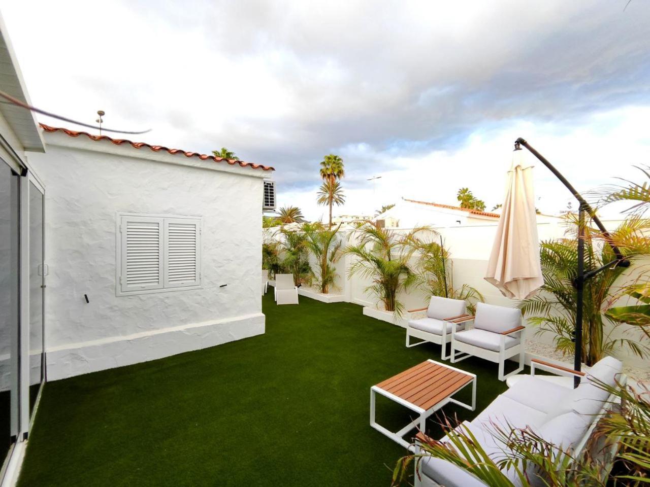 Bungalow "Bahia Azul" Playa del Inglés Exteriör bild